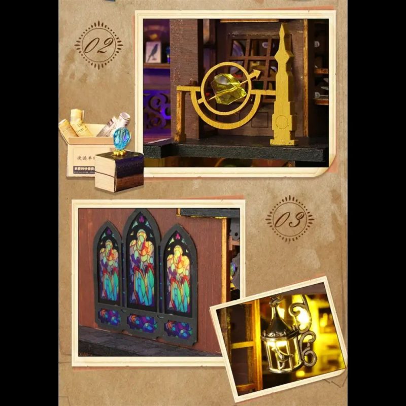 artistic-miniature-treasure-house-craft-with-led-effects Artistic miniature treasure house craft with LED effects