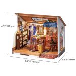assemble-your-own-enchanted-miniature-emporium-craft-set Assemble your own enchanted miniature magic emporium with pre-cut wood, hand-painted details, and all included materials