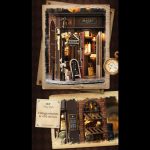 assembly kit for retro bookstore cafe vignette