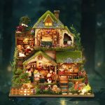 build-your-own-fairy-garden-miniature-house-with-glowing-leds Build your own fairy garden miniature house with glowing LED string lights
