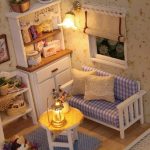 build-your-own-miniature-garden-lounge-with-included-accessories DIY miniature garden lounge kit contents including furniture and plant accessories