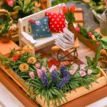 build-your-own-scaled-model-garden-cottage Build your own scaled model garden cottage with included pots and plant stems