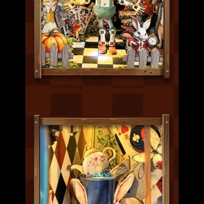 charming-tiny-theater-scene-for-home-library-decor Charming tiny theater scene for home library decor