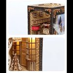 Collectible Diagon Alley shelf display piece finished and lit