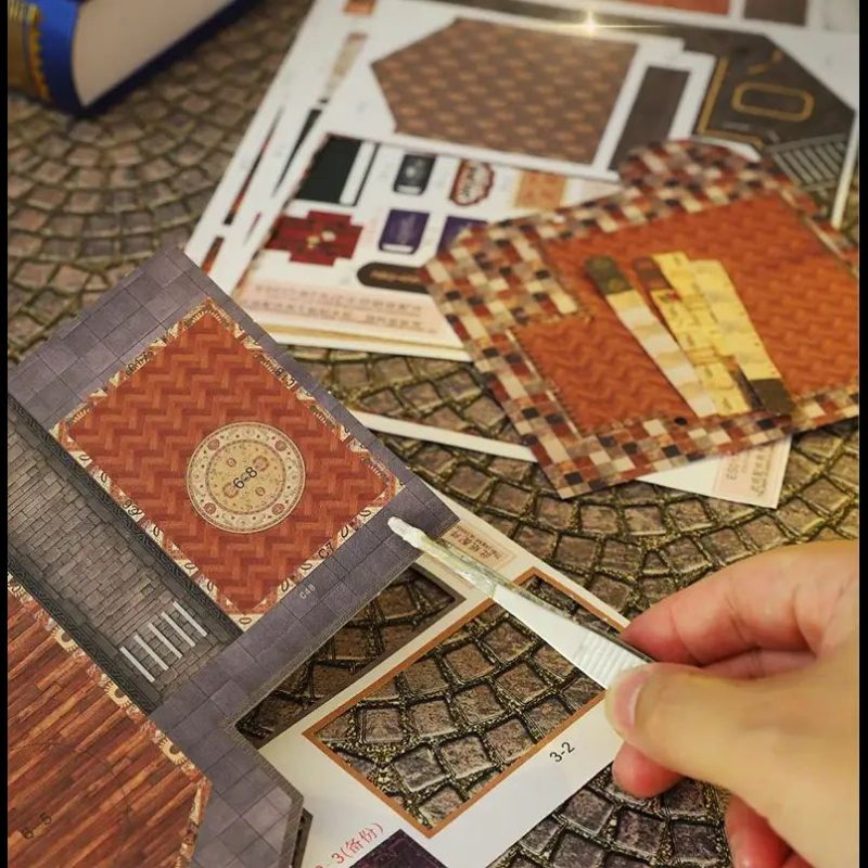 collectible-warcraft-miniature-house-model-kit Collectible Warcraft miniature house model kit in gift packaging