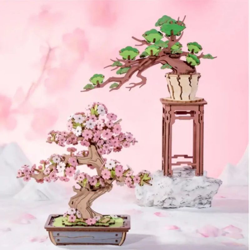 collectible-wooden-sakura-tree-craft Collectible wooden sakura tree craft