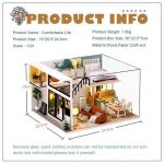 compact-dollhouse-assembly-kit-for-interior-design Miniature house assembly kit showing interior design step-by-step build progression