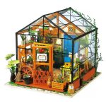 compact-glass-greenhouse-craft-kit-for-indoor-gardening Compact glass greenhouse craft kit for indoor gardening miniature scene