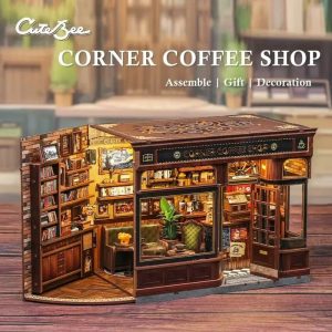Corner Coffee Shop DIY Book Nook Kit
