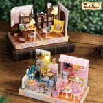 "Corner of Happiness" Miniature Dollhouse Kit