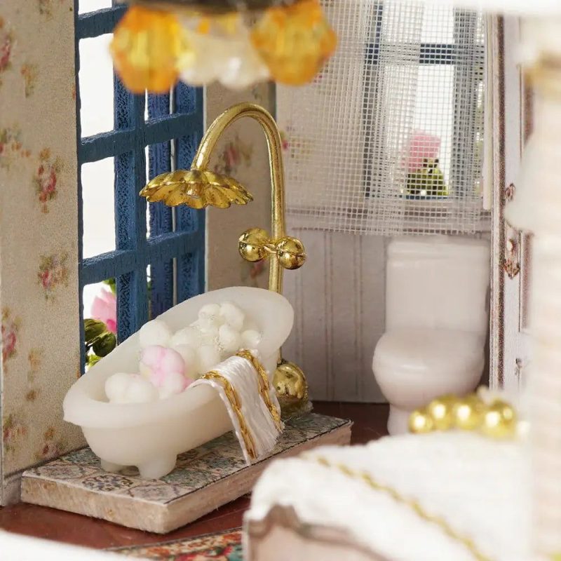 cosmic-inspired-miniature-room-box-with-fairy-light-accessories Cosmic miniature room box showing fairy light accessories routed through laser-cut basswood panels