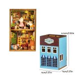 Creative wooden miniature home building kit display-ready result