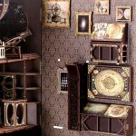 decorative-bookshelf-insert-depicting-night-sky-and-planets-for-reading-nook decorative bookshelf insert with night sky planets for reading nook corner