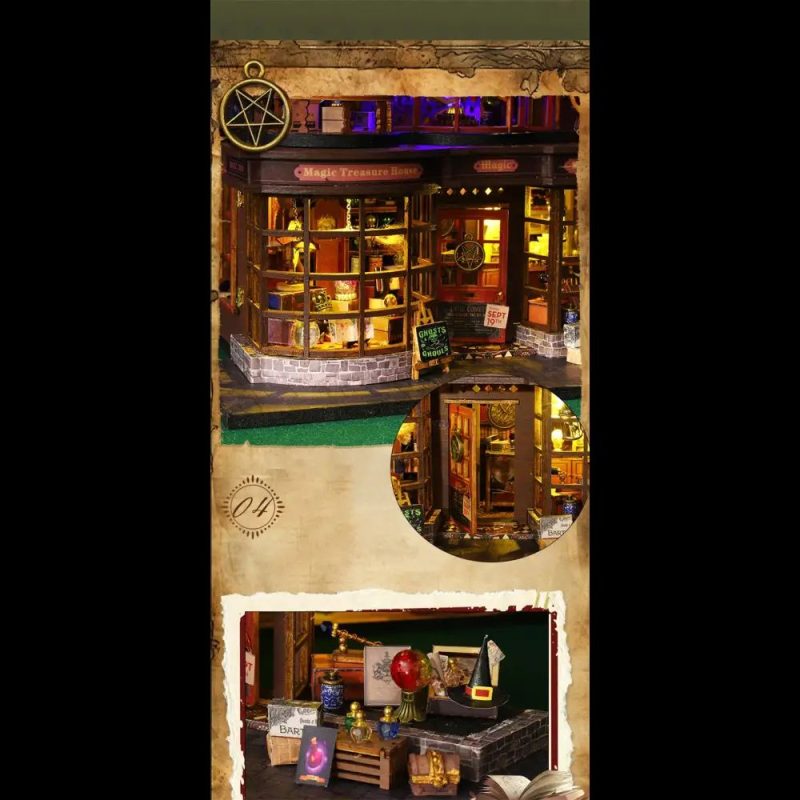 decorative-diorama-kit-treasure-house-with-soft-glow Decorative diorama kit treasure house with soft glow
