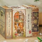 detailed-miniature-elven-gateway-for-bookshelf-displays Detailed miniature elven gateway for bookshelf displays