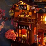 detailed-miniature-japanese-alley-with-paper-lanterns Detailed miniature Japanese alley with paper lanterns