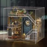 detailed-tiny-cathedral-model-with-led-lights Detailed tiny cathedral model lit by included LED fairy lights