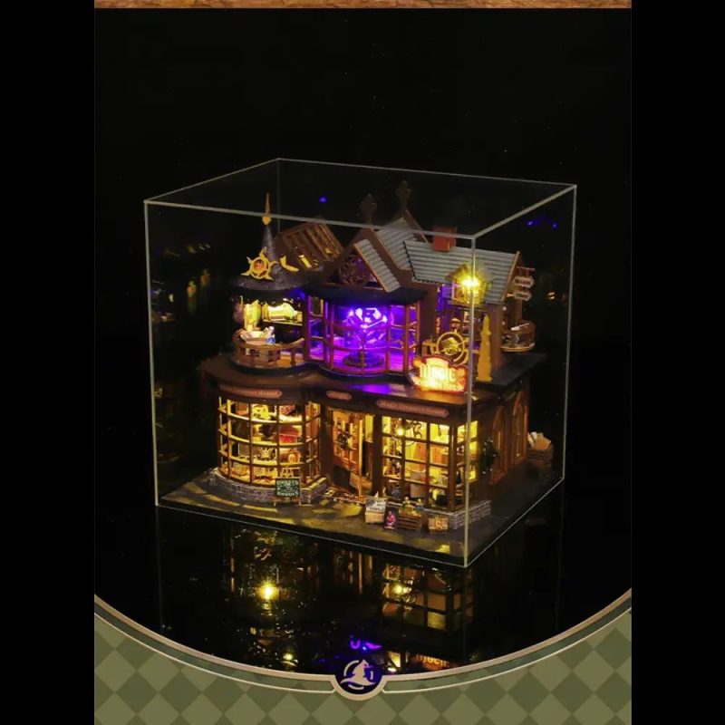 diy-collectible-treasure-house-with-luminous-led-details DIY collectible treasure house with luminous LED details
