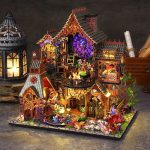 DIY Fantasy House Kit with LED Lights