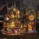 DIY Magic Clock Tower Miniature House Kit