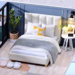 diy-miniature-apartment-model-for-hobby-crafting DIY miniature apartment model for hobby crafting showing completed living room scene