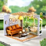 diy-miniature-cozy-house-craft-kit-with-warm-led-lights DIY miniature cozy house craft kit with dimmable warm LED lights and ceramic furniture