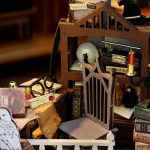 diy-miniature-dollhouse-with-detailed-furniture DIY miniature dollhouse interior showing detailed wooden furniture and decorative pieces
