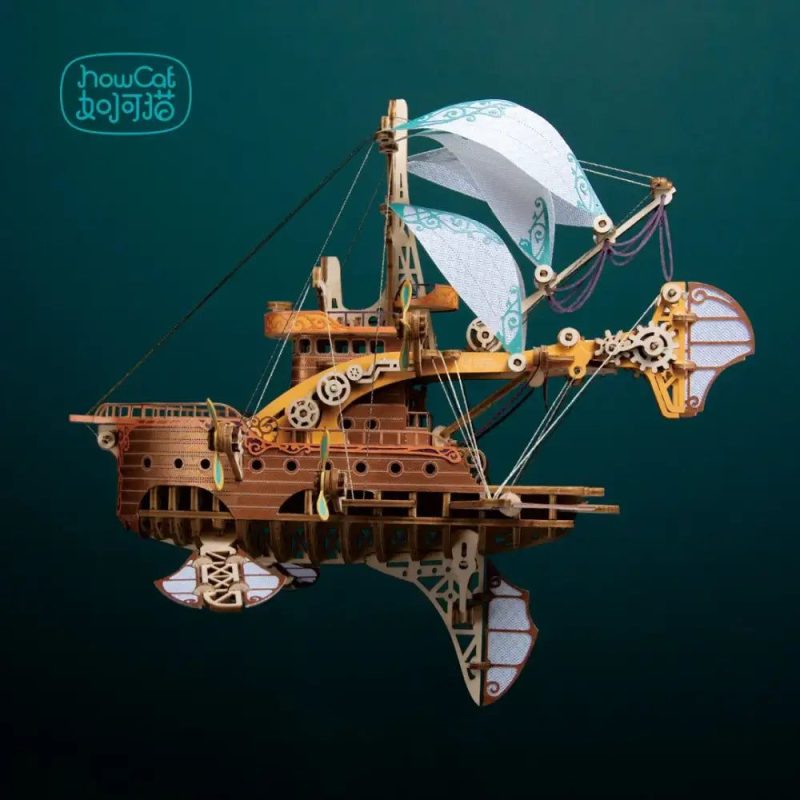diy-steampunk-airship-wooden-assembly-for-hobbyists DIY steampunk airship wooden assembly process for hobbyists aged 14 plus