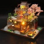 diy-style-miniature-japanese-house-zen-sandbox-for-relaxation DIY miniature Japanese house with zen sandbox for relaxation display