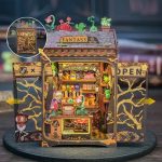 enchanted-botanical-diorama-for-book-lovers Enchanted botanical diorama for book lovers with hand-painted plant shop scene