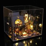 fairy-garden-miniature-scene-with-tiny-furnishings-and-accessories Fantasy miniature scene with tiny furnishings and starfield accessories