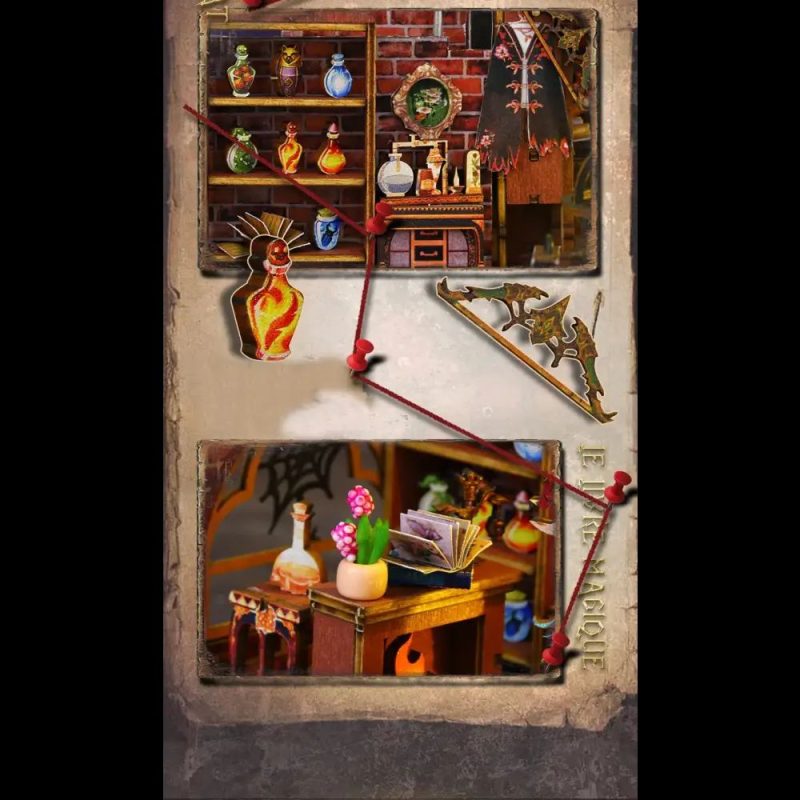 fantasy-house-art-kit-for-adults-with-led-light-elements fantasy house art kit for adults with LED light elements