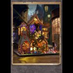 fantasy-village-miniature-diy-project-with-colorful-led-accents Fantasy village miniature DIY project with colorful LED accents and laser-cut wood panels