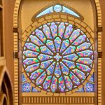 gothic-architecture-miniature-diorama-for-shelves Gothic architecture miniature diorama for bookshelves close-up arches
