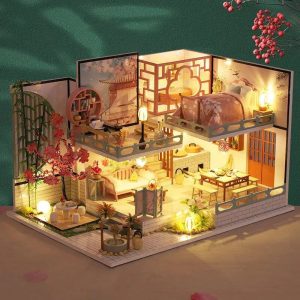 Guqin Pavilion DIY Miniature House Kit