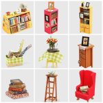 hand-assembled-miniature-house-library-craft-for-hobby-collectors hand-assembled miniature house library craft kit for hobby collectors and gift giving