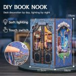 hand-painted-book-nook-showcasing-wanderlust-and-storytelling Hand-painted book nook showcasing wanderlust storytelling and spiritual motifs