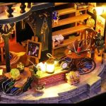 hand-painted-miniature-home-model-for-dollhouse-collectors Hand-painted miniature home model with detailed furnishings for collectors
