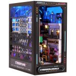 handcrafted-cyberpunk-cityscape-miniature-for-book-lovers Handcrafted cyberpunk cityscape miniature kit for book lovers and collectors
