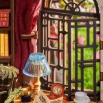 handcrafted-diy-bookshelf-diorama-for-study-corner Handcrafted DIY bookshelf diorama for study corner with precision-cut wooden pieces