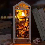 handcrafted-love-themed-book-nook-diorama Handcrafted love-themed book nook diorama: rainbow heart miniature scene