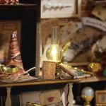 handcrafted-mini-dollhouse-assembly-kit-for-creative-hobbyists Handcrafted mini dollhouse assembly kit with fantasy storefront details for hobbyists