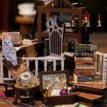 handcrafted-miniature-house-model-with-led-lights Handcrafted miniature house illuminated by warm soft LED strip lighting