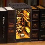 handcrafted-miniature-observatory-book-nook-with-vintage-telescope-and-galaxy-art handcrafted miniature observatory book nook with brass telescope and galaxy wall art