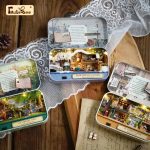 handcrafted-miniature-theater-diorama-for-dollhouse handcrafted miniature theater diorama with stage curtains and LED lighting