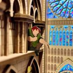 handcrafted-parisian-cathedral-book-nook-with-led-lighting Handcrafted Parisian cathedral book nook illuminated with warm LED lighting