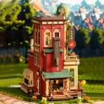 handcrafted-wooden-music-box-gift-with-intricate-carving Handcrafted wooden music box gift kit showing laser-cut basswood panel detail