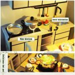 handmade-bamboo-charm-for-tiny-house-model Handmade bamboo charm tiny house model detail close-up