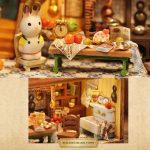Indoor hobby wooden mini house kit