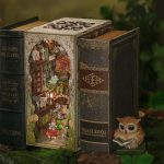 magical-elf-themed-bookshelf-insert-with-intricate-carvings Magical elf themed bookshelf insert with intricate carvings